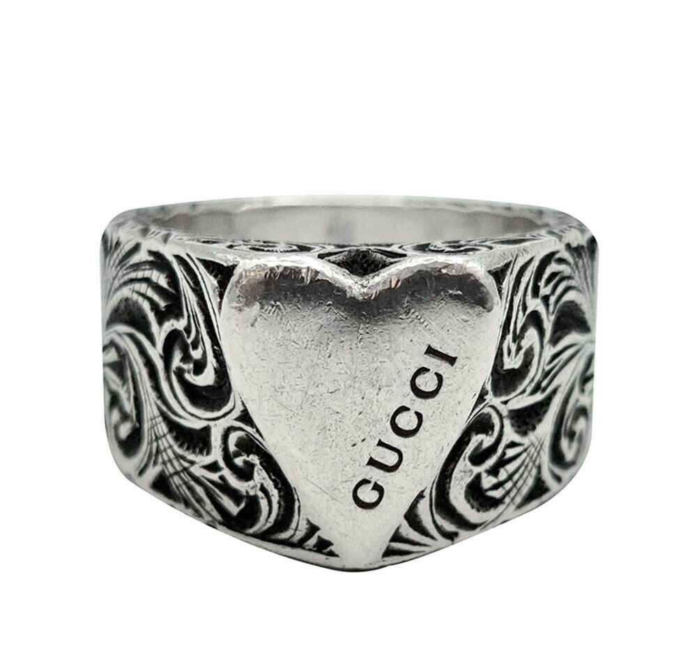 Gucci Heart Silver Ring 7208601785 73042592