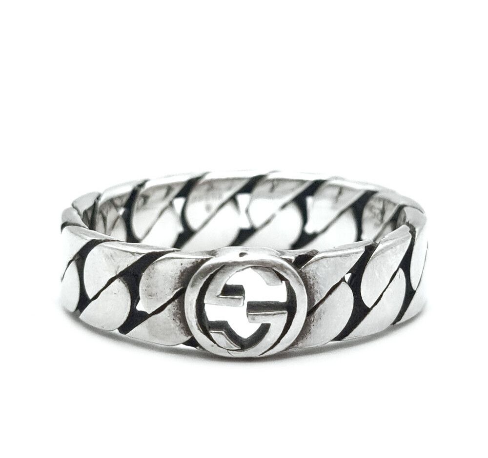 Gucci Interlocking G Silver Ring 7217365485 73994701