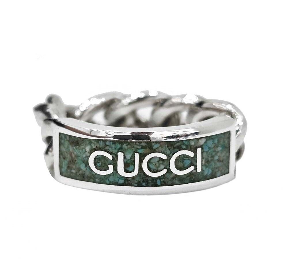 Gucci Enamel Silver Ring 6339380198 35200828