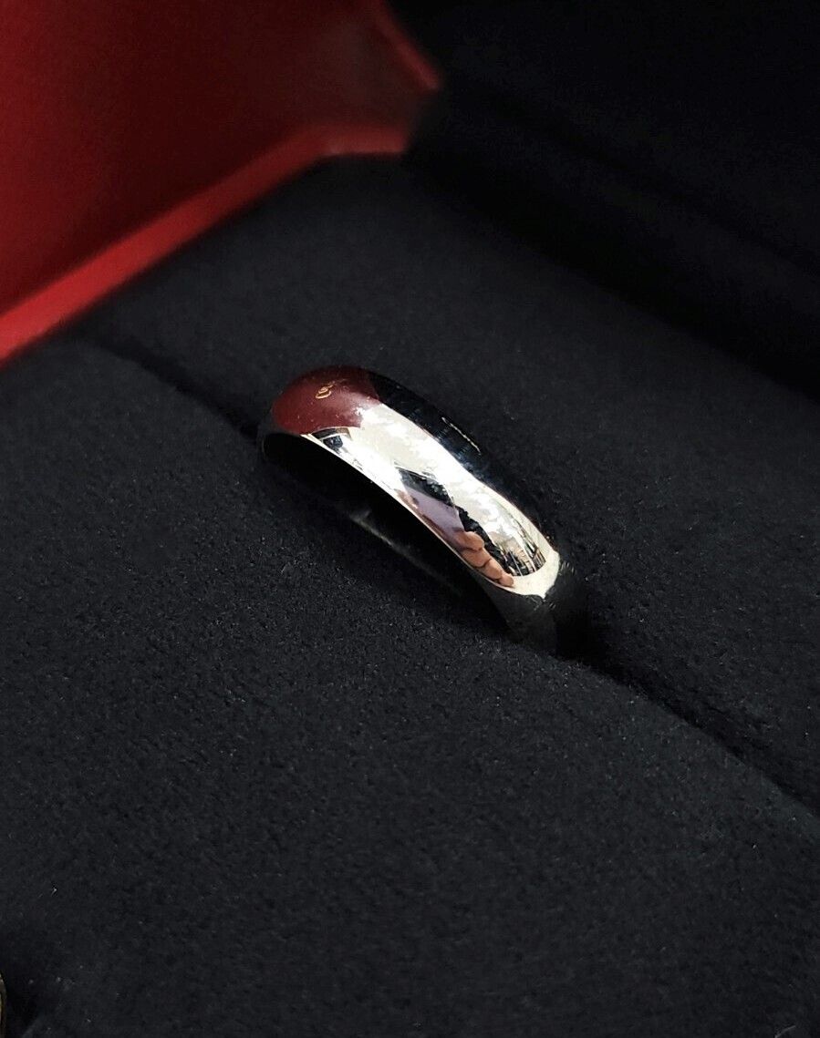 Cartier Platinum Wedding Band Ring 56 60358689