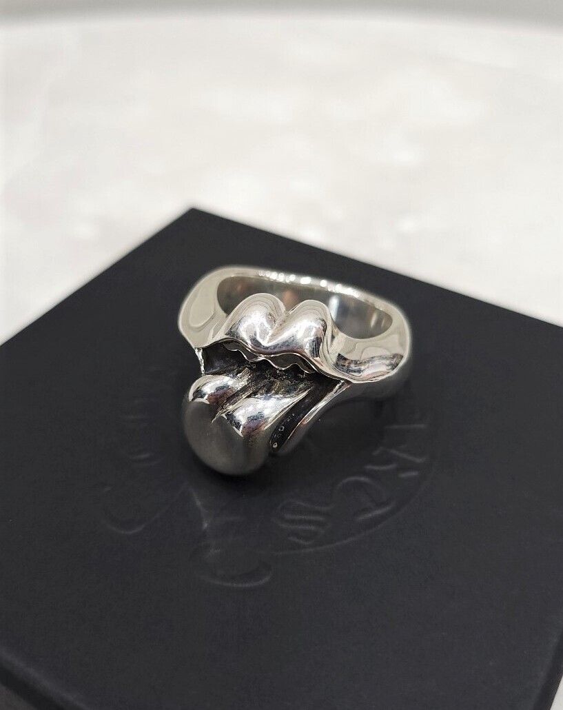 Chrome Hearts Rolling Stones Silver Ring 26 59238515
