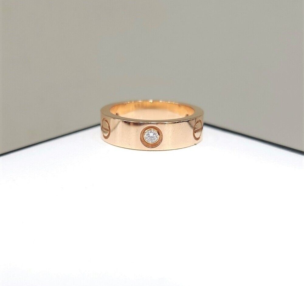 Cartier Diamond 3P Love Ring 55 94578834