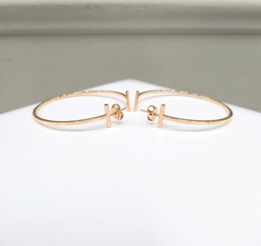 Tiffany & Co Wire Hoop Earrings SKU 96313422