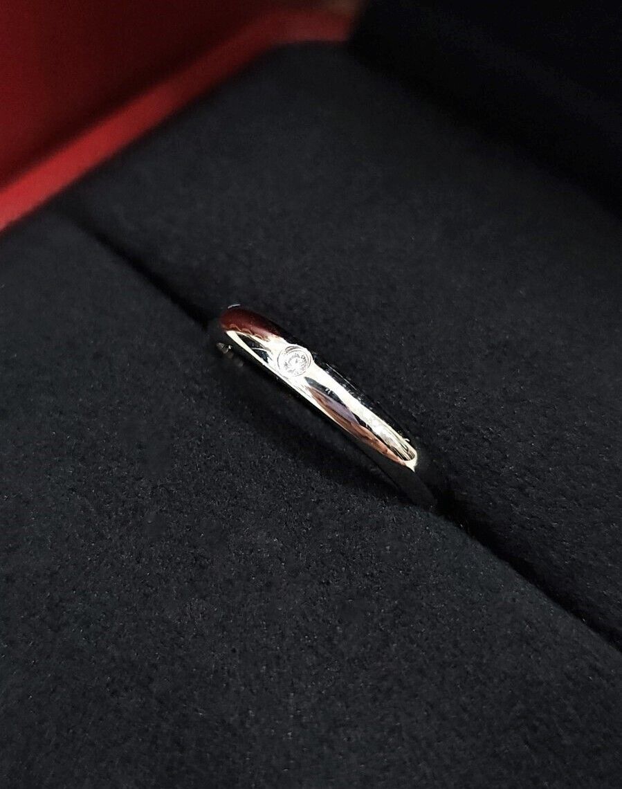 Cartier Ballerina Wedding Platinum Diamond Band Ring 47 60358884