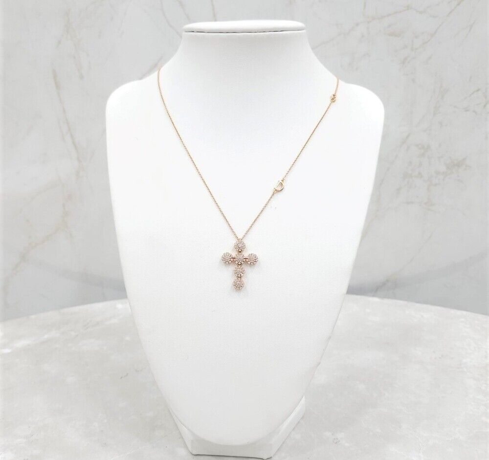 Damiani 18k Margherita Necklace 18K Pink Gold Diamond 117790856