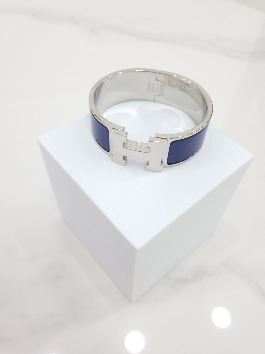 Hermes Hermes Click Clac Blue Indigo PM 117525819