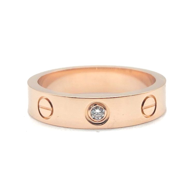 Cartier 1P Diamond Love Ring L639766 79235406