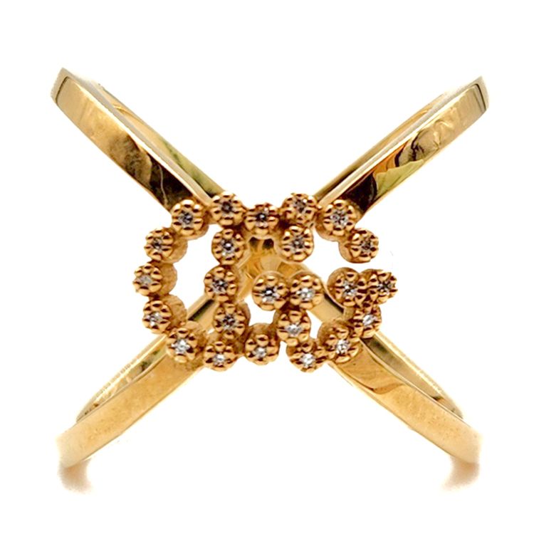 Gucci GG Running X Diamond Ring 582548 L437291 119131768