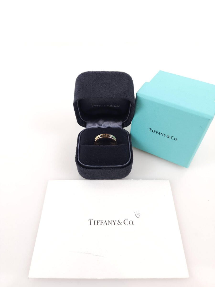 Tiffany & Co . 1837 Gold Ring with Diamonds 5066 65873303