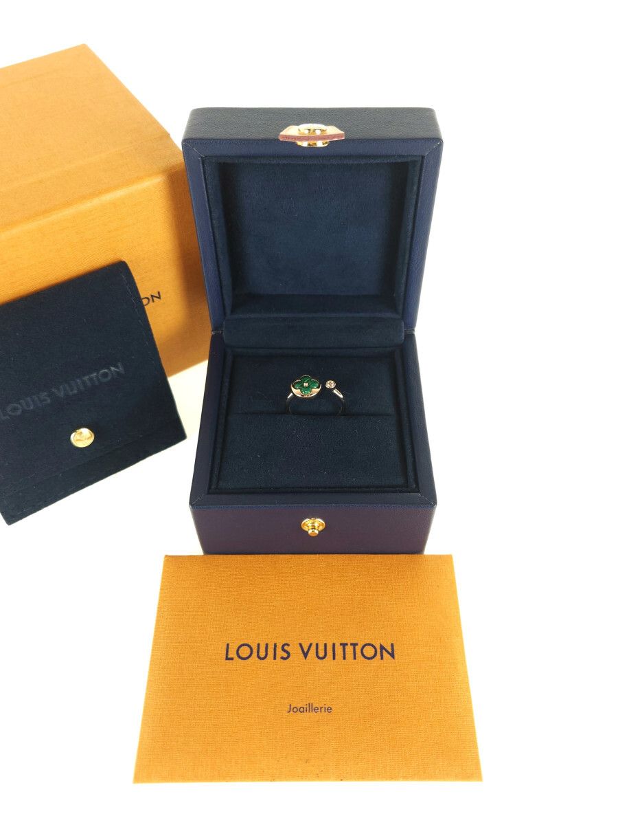 Louis Vuitton Color Blossom Malachite Diamond Mini Sun Ring 4220 56292589