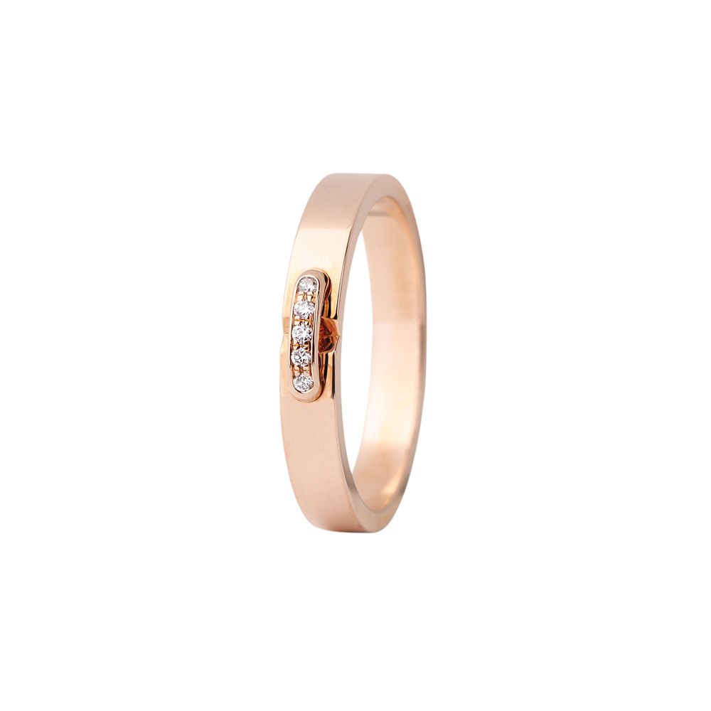 CHAUMET Rose Gold Liens Evidence Ring 51 34157 123092453