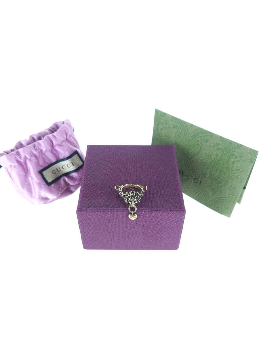 Gucci Lion Head Heart Ring 645628 4062 54685157