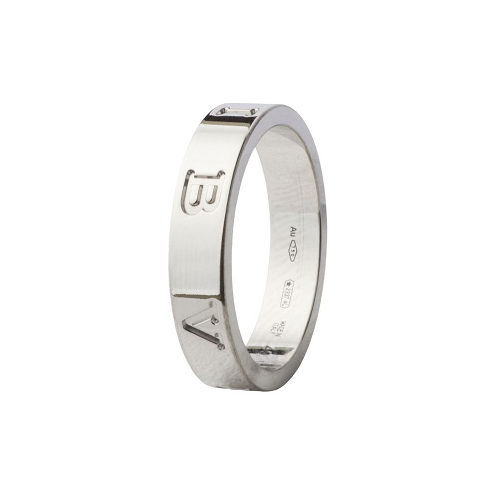 Bulgari B.Zero1 Essential Band Ring 360396 White Gold 49 (2023 Department Store Receipt) 33507 115318070