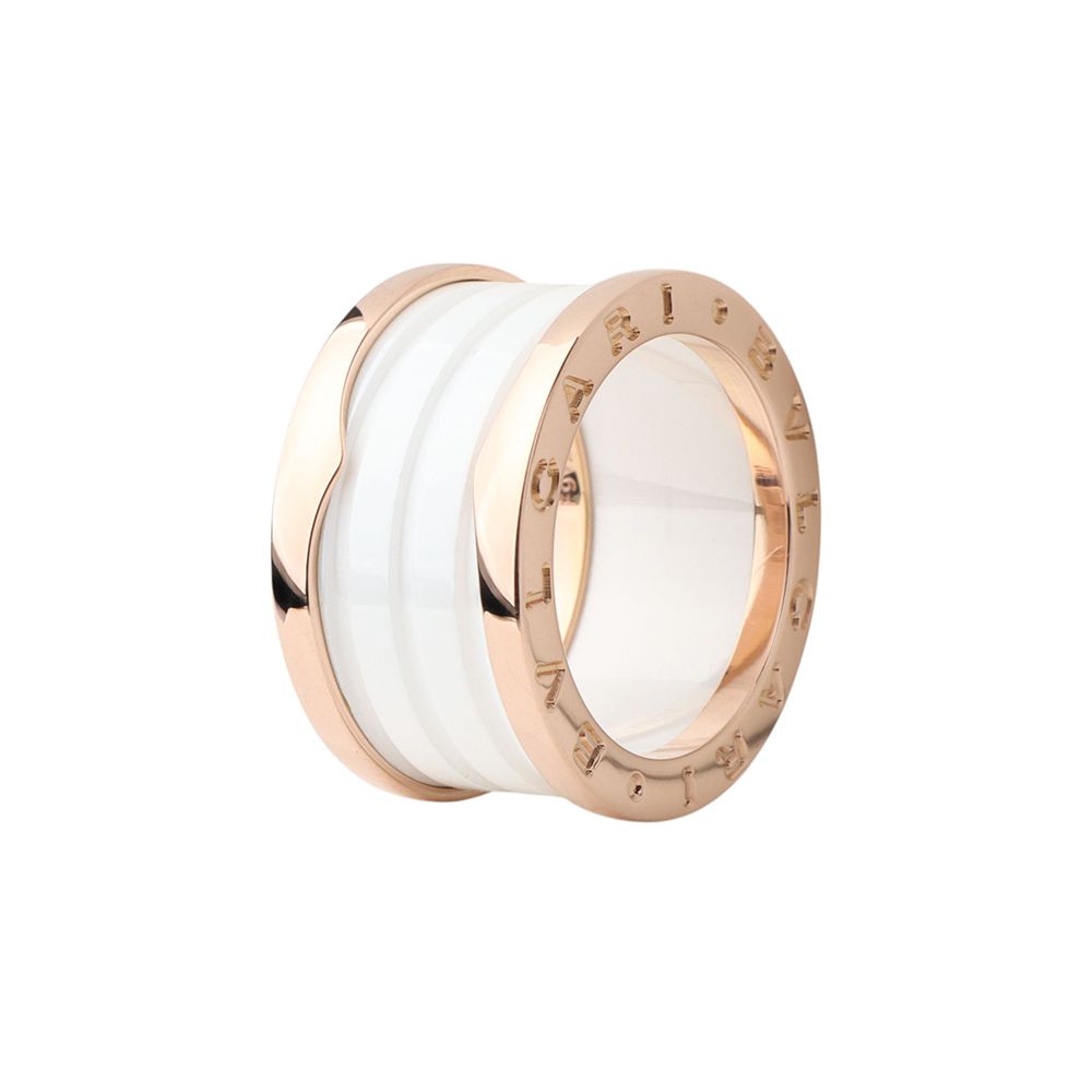 Bulgari Bvlgari B.zero1 Ceramics 4-Band Ring in Pink Gold 52 345834 119439236