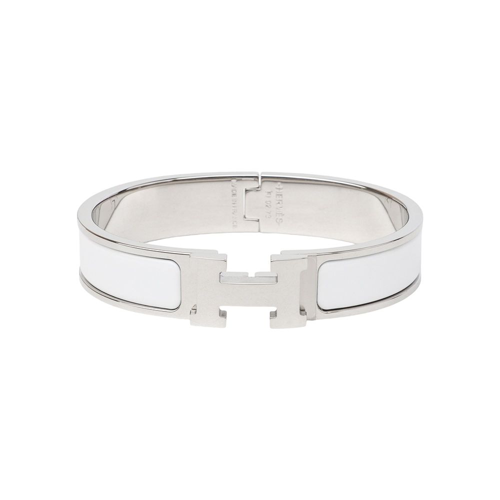 Hermes Click H Bracelet PM White H700001 33104 100710054