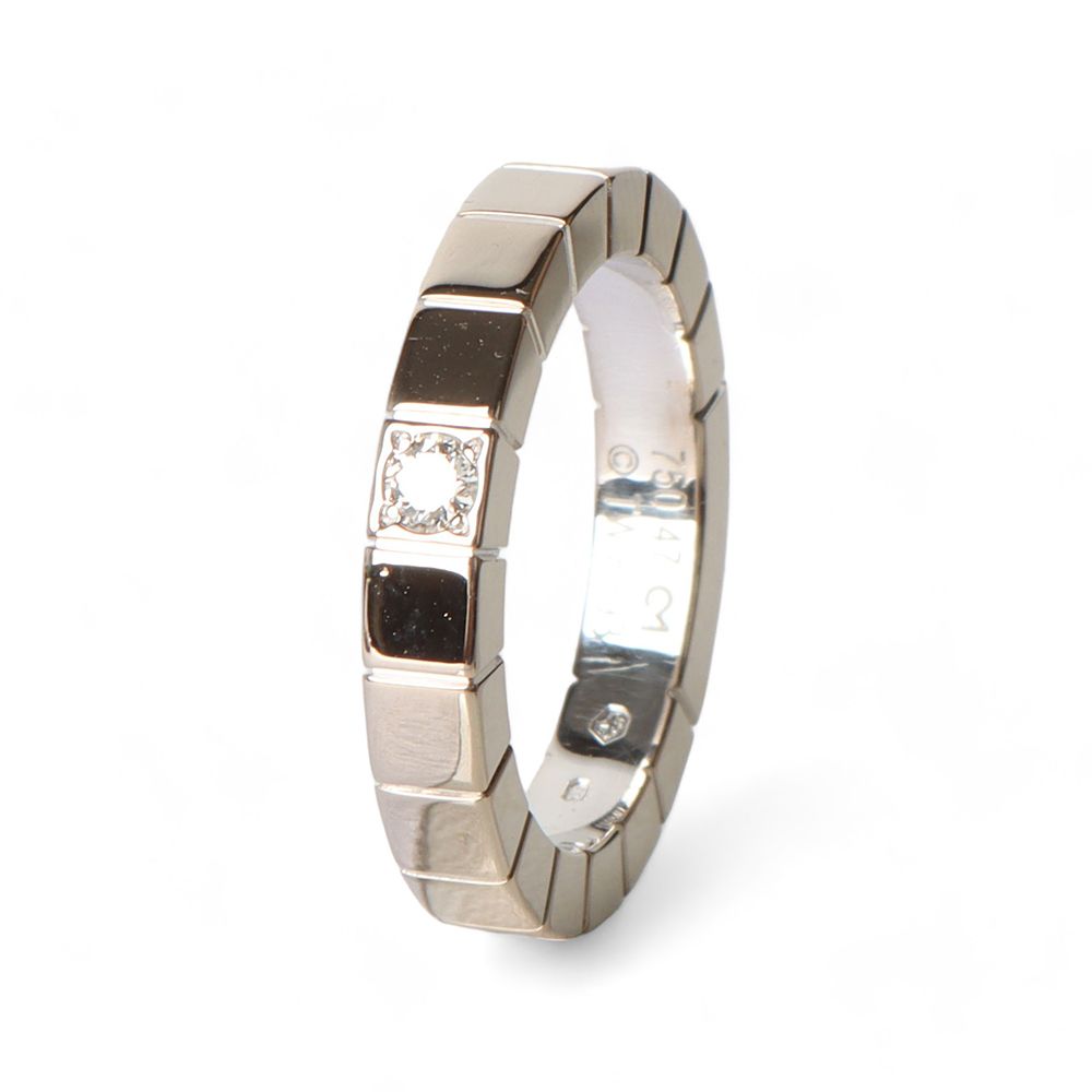 Cartier White Gold 1P Diamond Lanier Ring 47 77222175