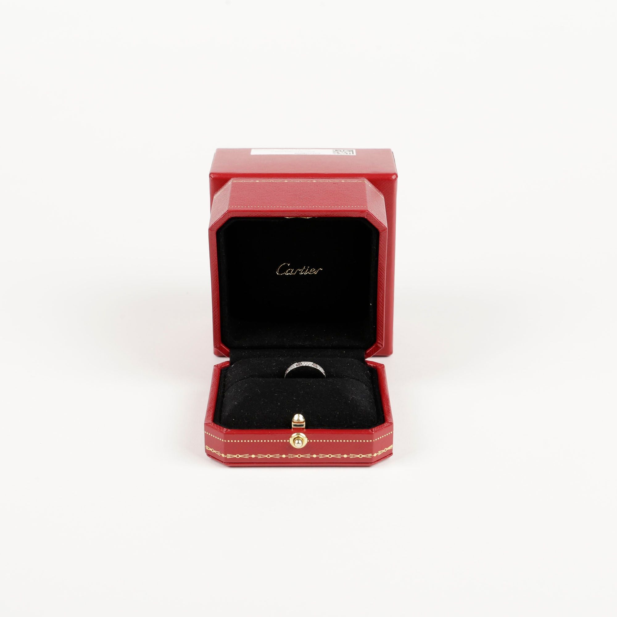 Cartier Love Ring AU750 White Gold Diamond B4218200 47 69469561