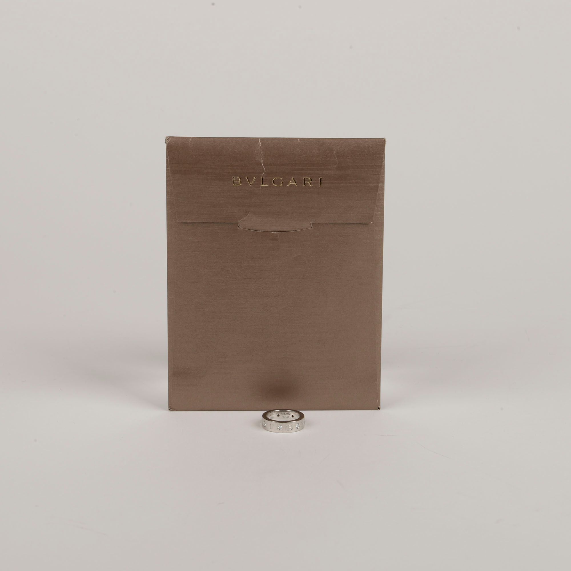 Bulgari BB Diamond Ring 48 70478585