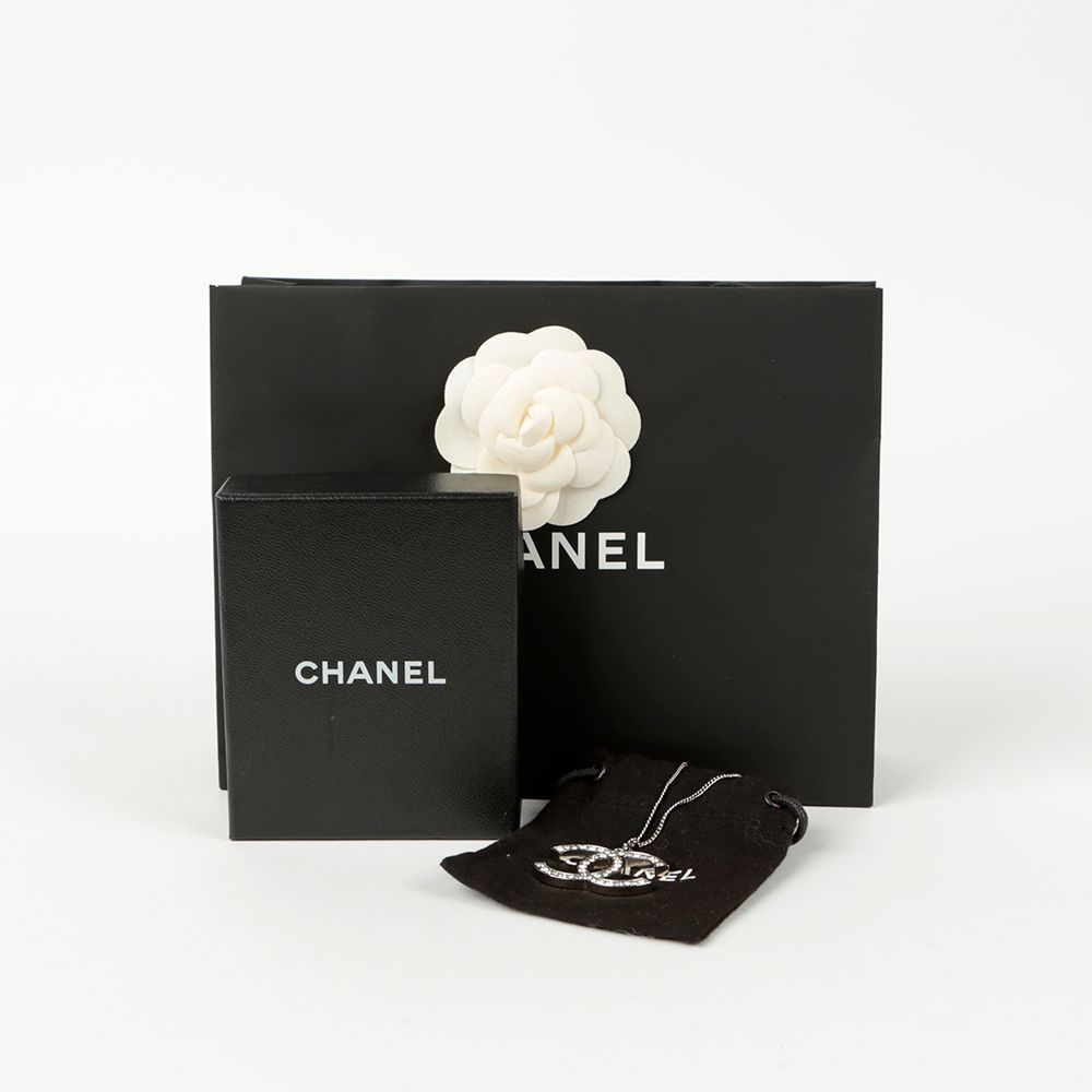 CHANEL Large CC Crystal Necklace 112714791