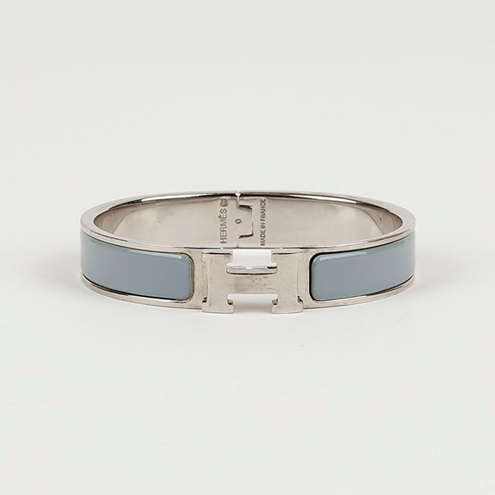 Hermes Light Blue Click Ash Bracelet PM 55427738