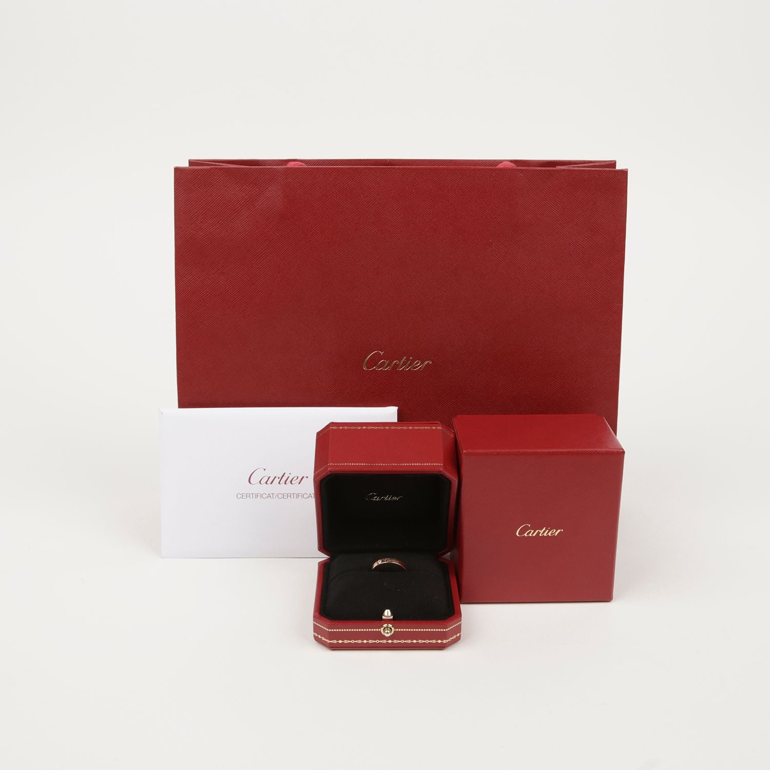 Cartier Wedding Band Ring C Size 49 B4086449 76534833