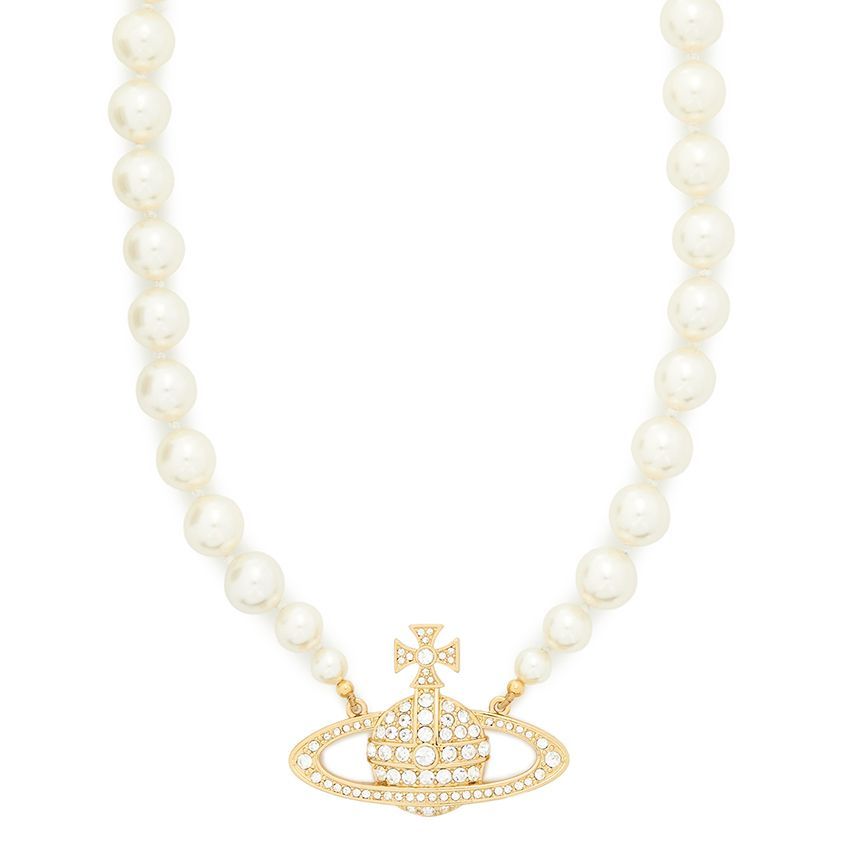 Vivienne Westwood Women's Choker Necklace Pearl Relief 63010106 R202 97405962