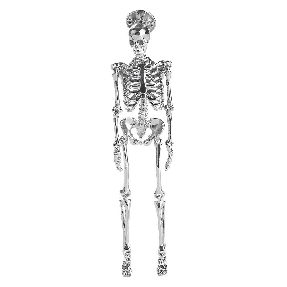 Raf Simons Dangling Skeleton Brooch (222 987 46000 0082) 40597441