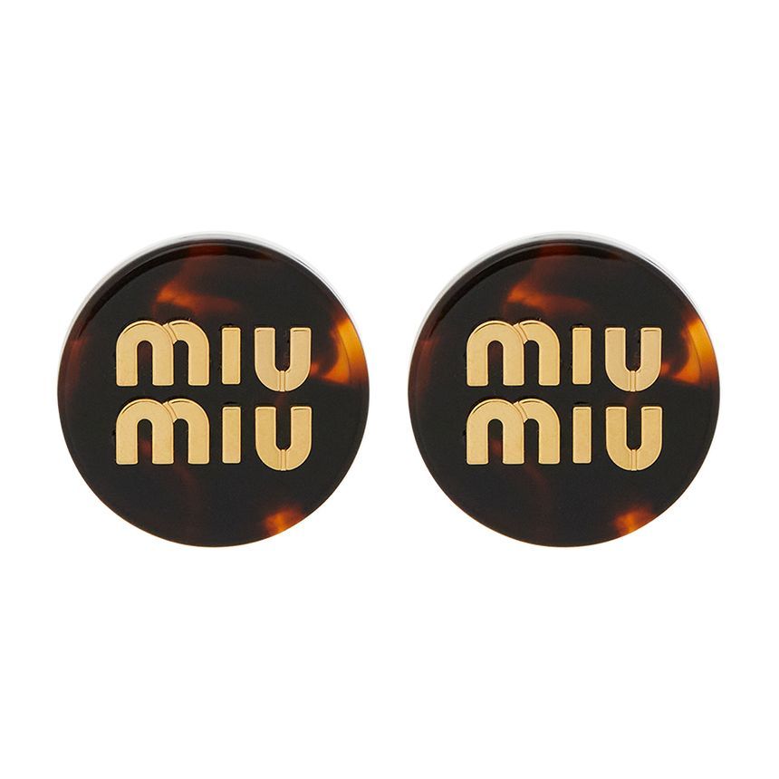 Miu Miu 5IO104 2CPX F03OW Women's Earrings 94572431