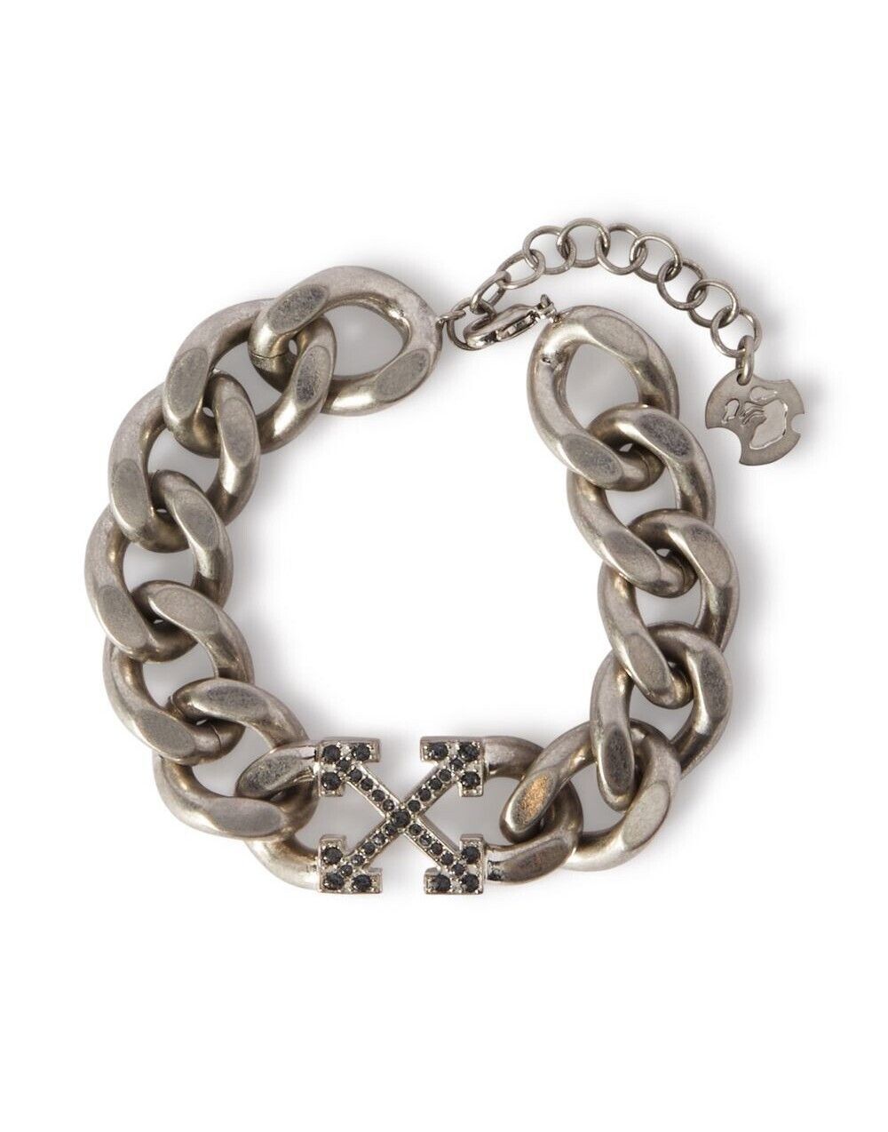 Off White Crystal Arrow Chain Bracelet OMOA078S23MET0017210 54521102