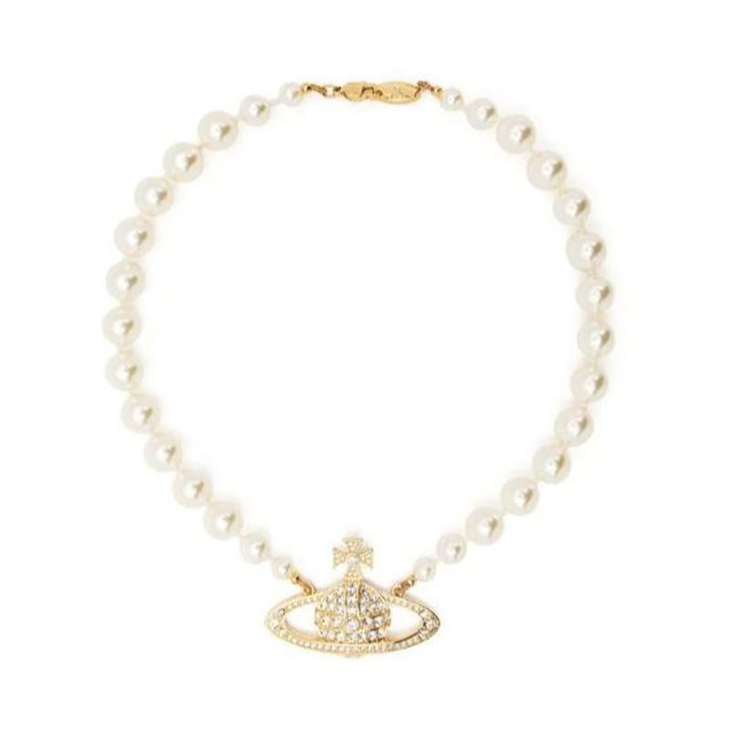 Vivienne Westwood Necklace with Pearl and Gold R202 63010106 59807420