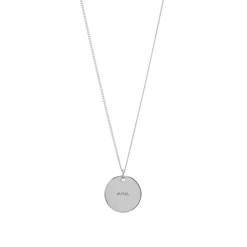 APC Logo Necklace Silver MEACC M70537 RAB 41885025