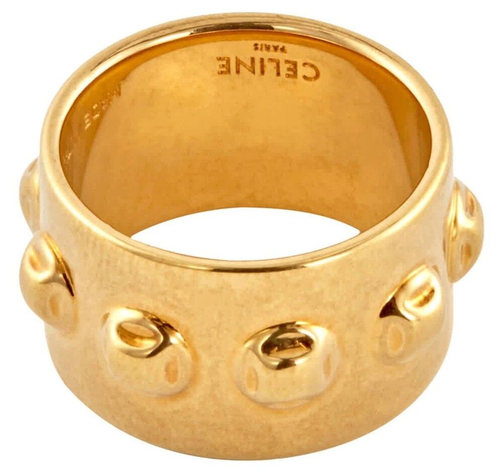 Celine Vintage Gold Brass Ring 46P396BRA 35VG 29963399
