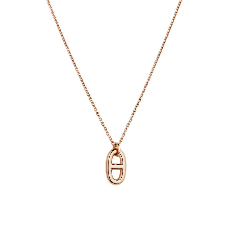 Hermes Farandole Pendant Necklace in Rose Gold H108615B 00 123684528