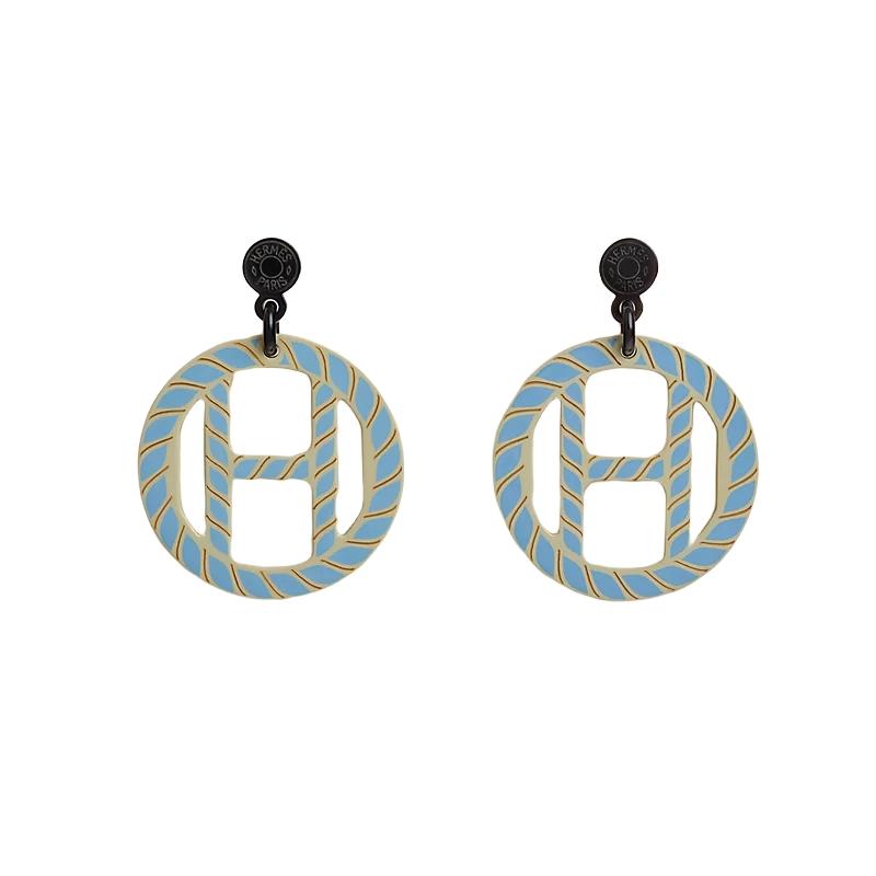Hermes H Equipe Nautique Earrings H000007FLF3 58582769