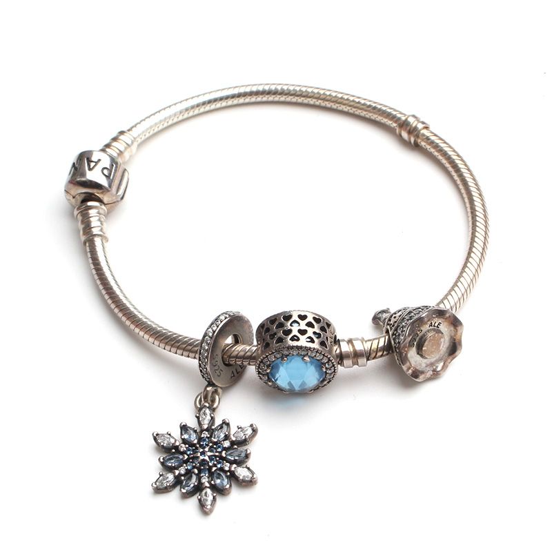 Pandora 925 Silver Charm Bracelet 98401769