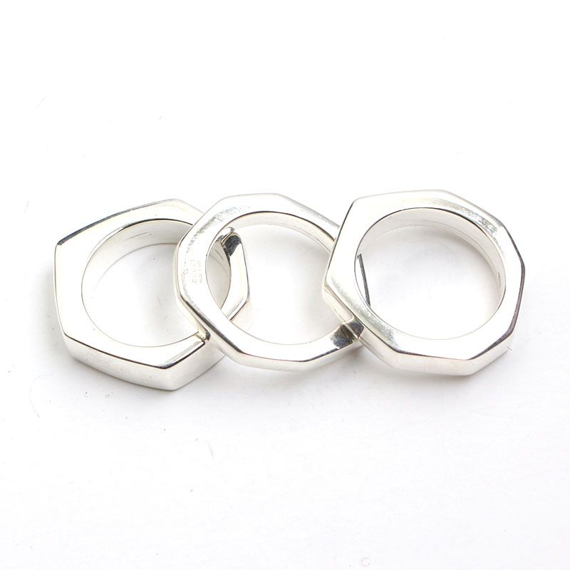 Gucci 925 Silver Ring Set 12 71811904