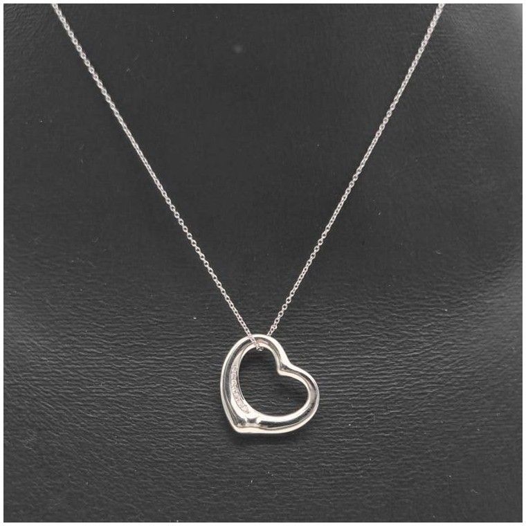 Tiffany & Co Tiffany Open Heart Diamond Necklace 20822113 29257251