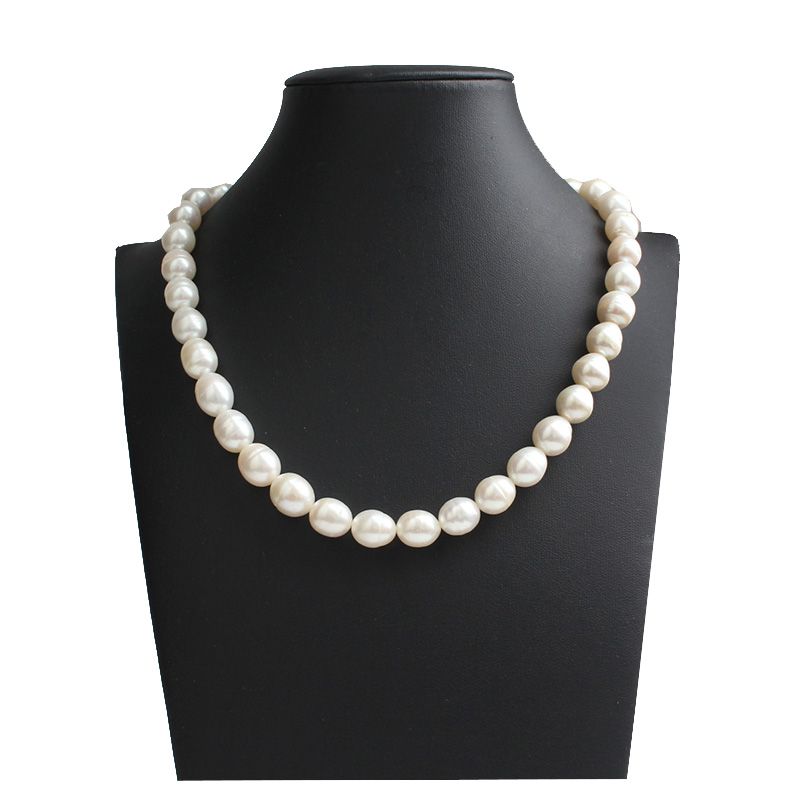 Other Brand Ivory Freshwater Pearl Necklace with Silver Clasp 77088257