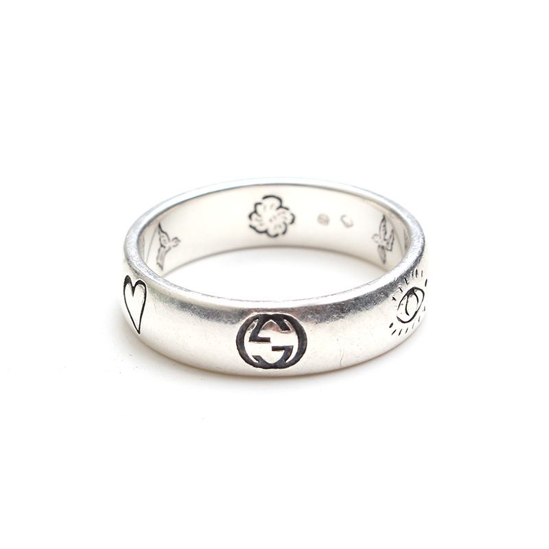 Gucci Blind for Love Silver Ring 11 123704090