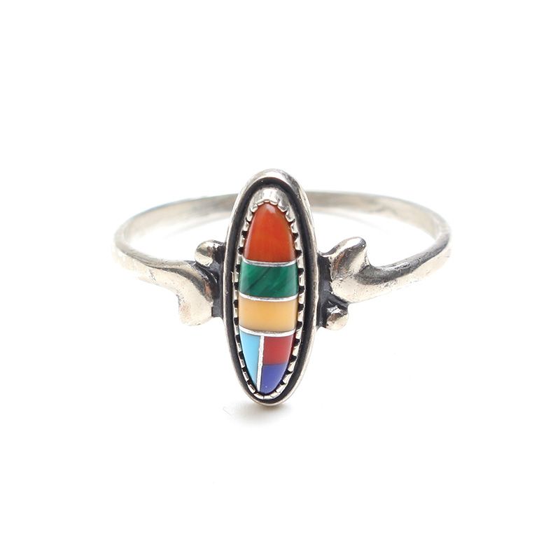Other Brand Multi Gemstone 925 Silver Ring 15 123489661