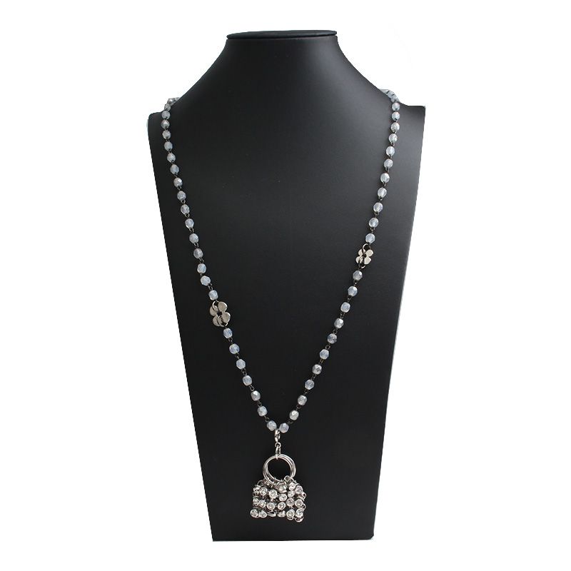 ANTEPRIMA Crystal Tote Bag Necklace 121070083