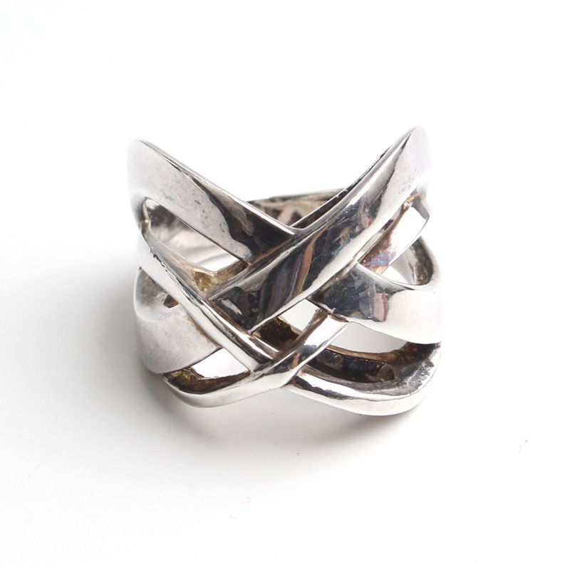 Other Brand 925 Silver Cross Ring 18 115665751