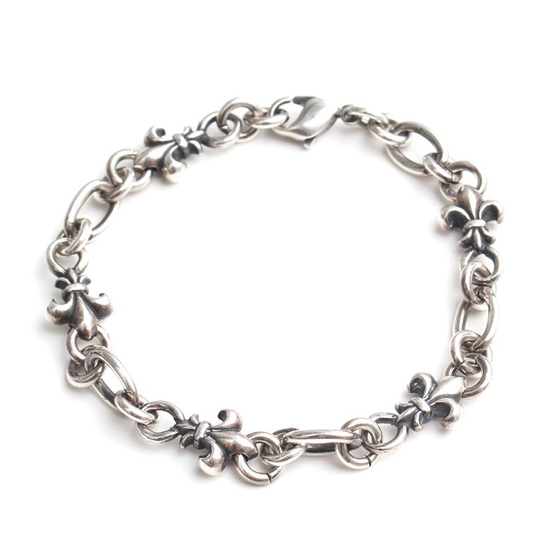 Other Brand Fleur de Lis 925 Silver Bracelet 97500695