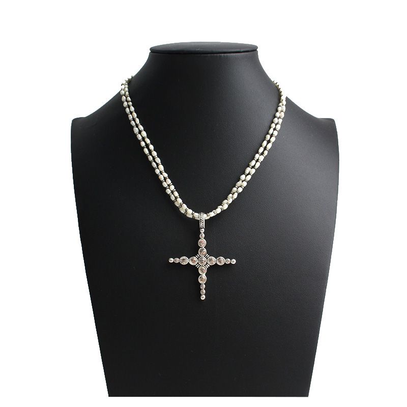 Other Brand Dirberkern Cross Baroque Pearl Necklace 115666030