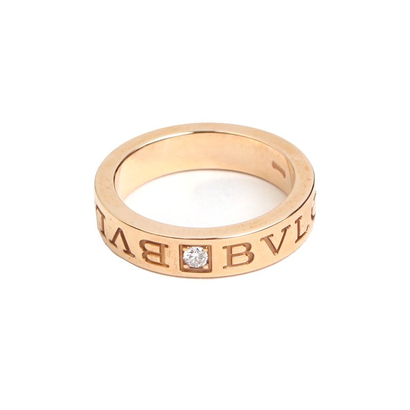 Bulgari 750 Rose Gold Ring 8 45819645