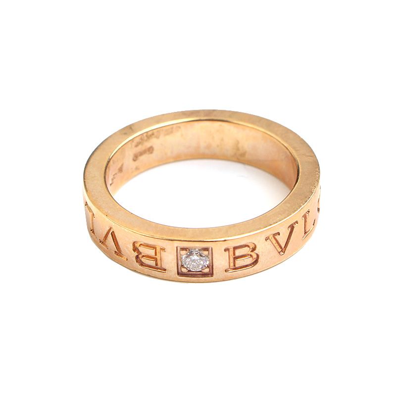 Bulgari 18K Rose Gold Ring Size 7 58763536