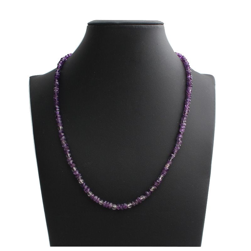 Other Brand Hexagonal Amethyst Bead Necklace 86160516