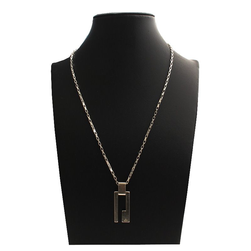 Gucci Big G Chain Necklace 925 Silver 94882115