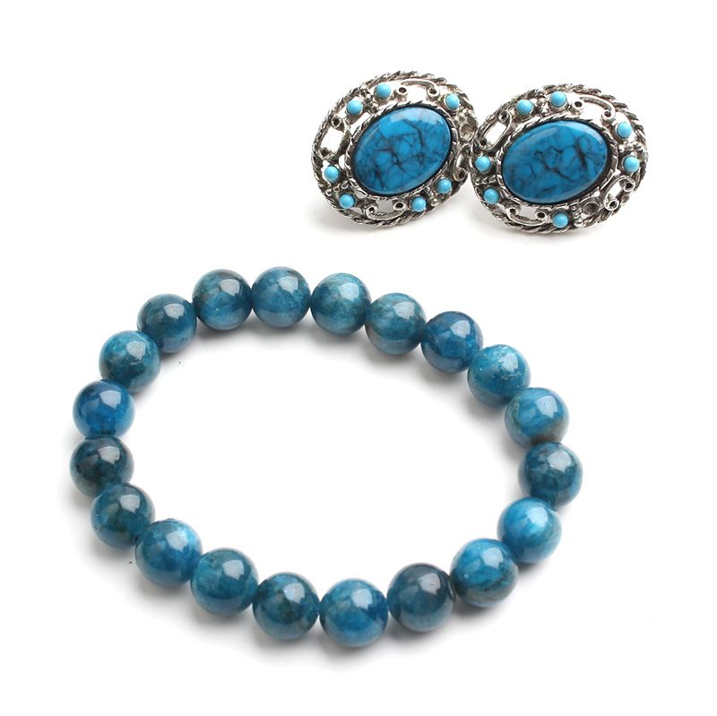 Other Brand Turquoise Earrings Imperial Jasper Bracelet Set 78475622