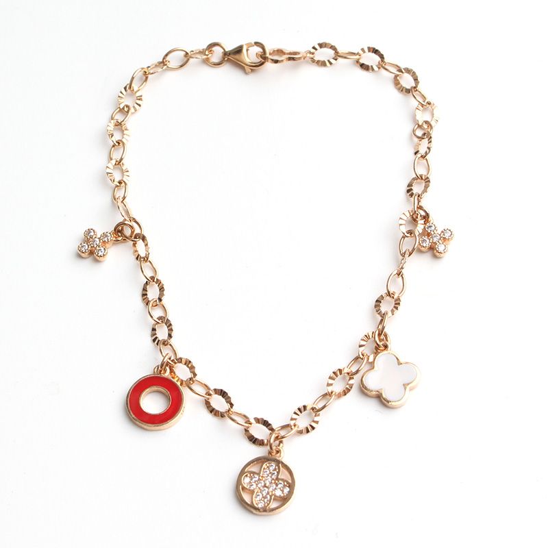 Other Brand Multi Cross 925 Silver Bracelet 97442353